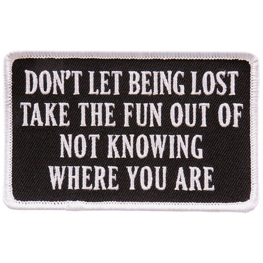 Hot Leathers PPL9720 Being Lost 4"x3" Patch