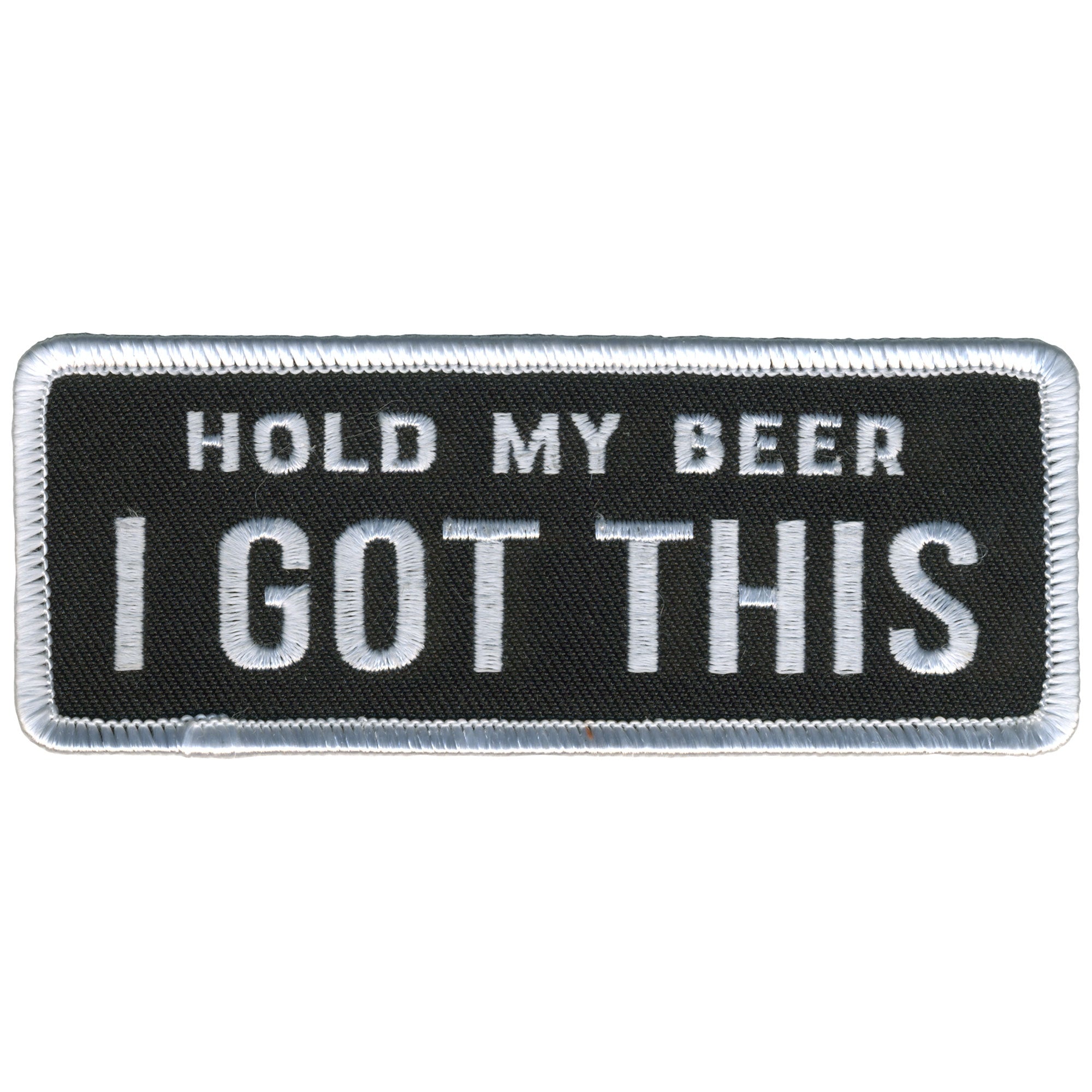 Hot Leathers PPL9783 Hold My Beer 4"x 2" Patch