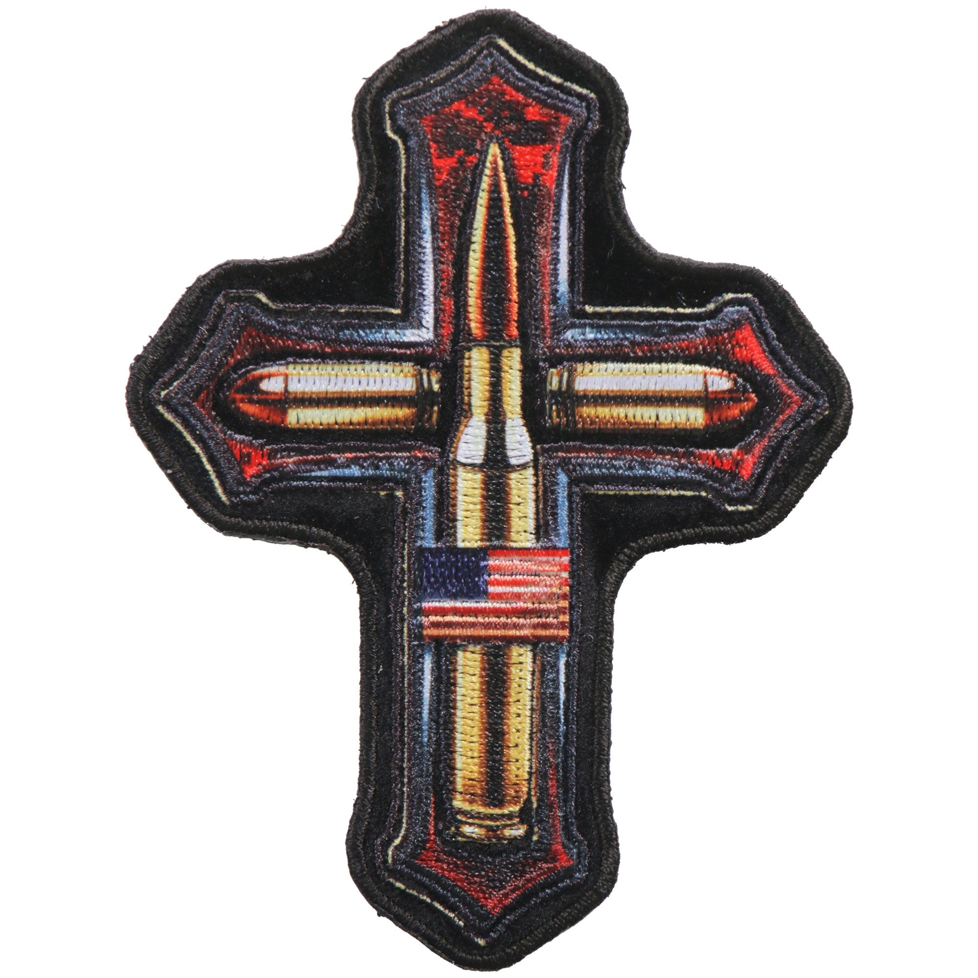 Hot Leathers Bless These 4 Embroidered Patch - 3" x 4" - Iron-On or Sew-On - PPQ1033