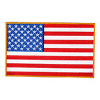 Hot Leathers American Flag Hook and Loop 3" x 2" Patch