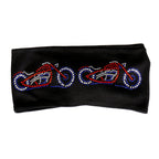 Hot Leathers Original Skull Rows Bling Wrap