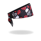 Hot Leathers Sublimation Skull Roses Road Wrap