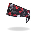Hot Leathers Sublimation Skull Roses Road Wrap