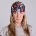 Hot Leathers Sublimation Skull Roses Road Wrap