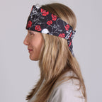 Hot Leathers Sublimation Skull Roses Road Wrap