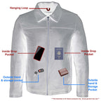 Milwaukee Leather SFM1875 Men's New Zealand Lambskin Leather with Shirt Style Collar