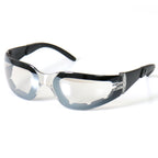Hot Leathers Rider Plus Sunglasses w/Clear Mirror Lenses