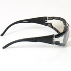 Hot Leathers Rider Plus Sunglasses w/Clear Mirror Lenses
