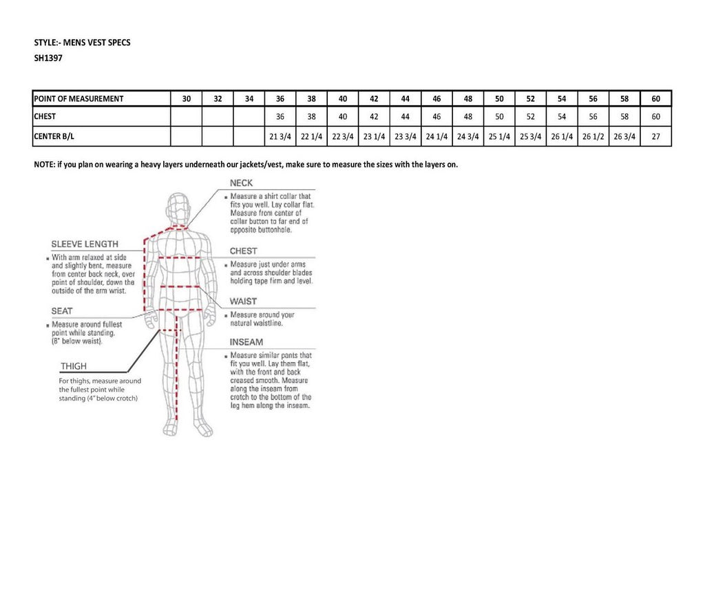 Milwaukee Leather SH1397 Men's Classic Black Leather Side Lace Vest with Gun Pockets - Milwaukee Leather Mens Leather Vests