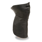 Milwaukee Leather SH167 Unisex Premium Leather Face and Neck Warmer with Adjustable Straps