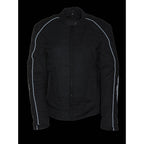 Milwaukee Performance SH1954 Women's Black Textile Jacket with Stud and Wings Detailing - Milwaukee Performance Womens Textile Jackets