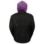 Milwaukee Performance MPL1967 Ladies 3/4 Textile Jacket with Reflective Tribal Detail and Hoodie