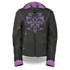 Milwaukee Performance MPL1967 Ladies 3/4 Textile Jacket with Reflective Tribal Detail and Hoodie