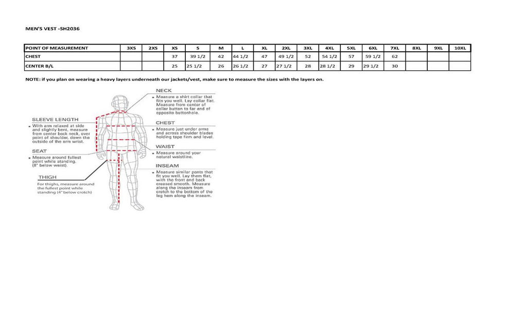 Milwaukee Leather SH2036 Men's Black 'Club' Open Neck Leather Vest with Dual Gun Pockets - Milwaukee Leather Mens Leather Vests