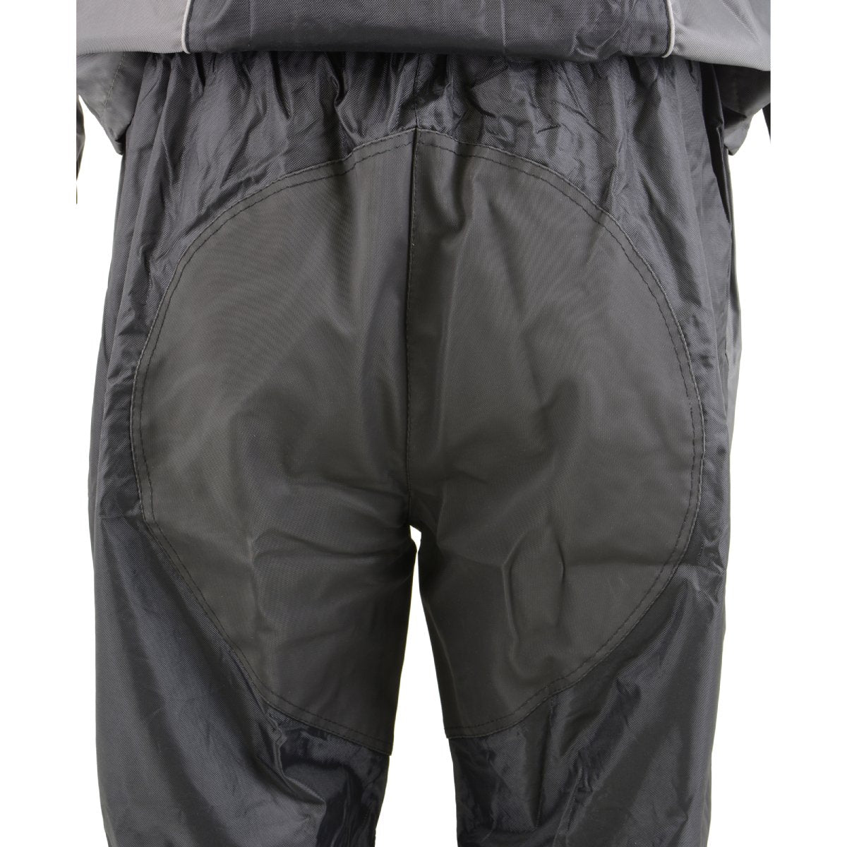 Milwaukee Performance SH2225L Ladies Black and Grey Waterproof Rain Suit with Reflective Piping - Milwaukee Performance Womens Rainsuits