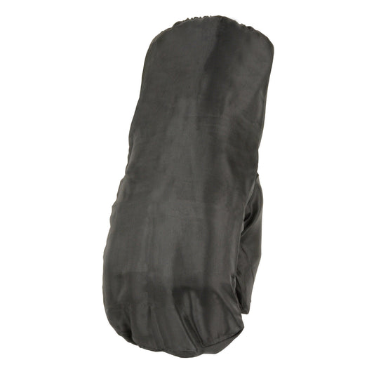 Milwaukee Leather SH230 Men's Black Leather Warm Lining Gauntlet Motorcycle Hand Gloves W/ ‘Rain Mitten and Pull-on Closure’