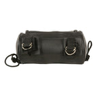 Milwaukee Leather SH495 Black Soft Leather Braided Medium Size Tool Pouch