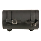Milwaukee Leather Performance SH49703 BlackLarge Double Buckle PVC Tool Bag with Quick Release