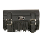 Milwaukee Performance SH498 Black PVC Large Two Buckle Fringed Tool Bag with Quick Release