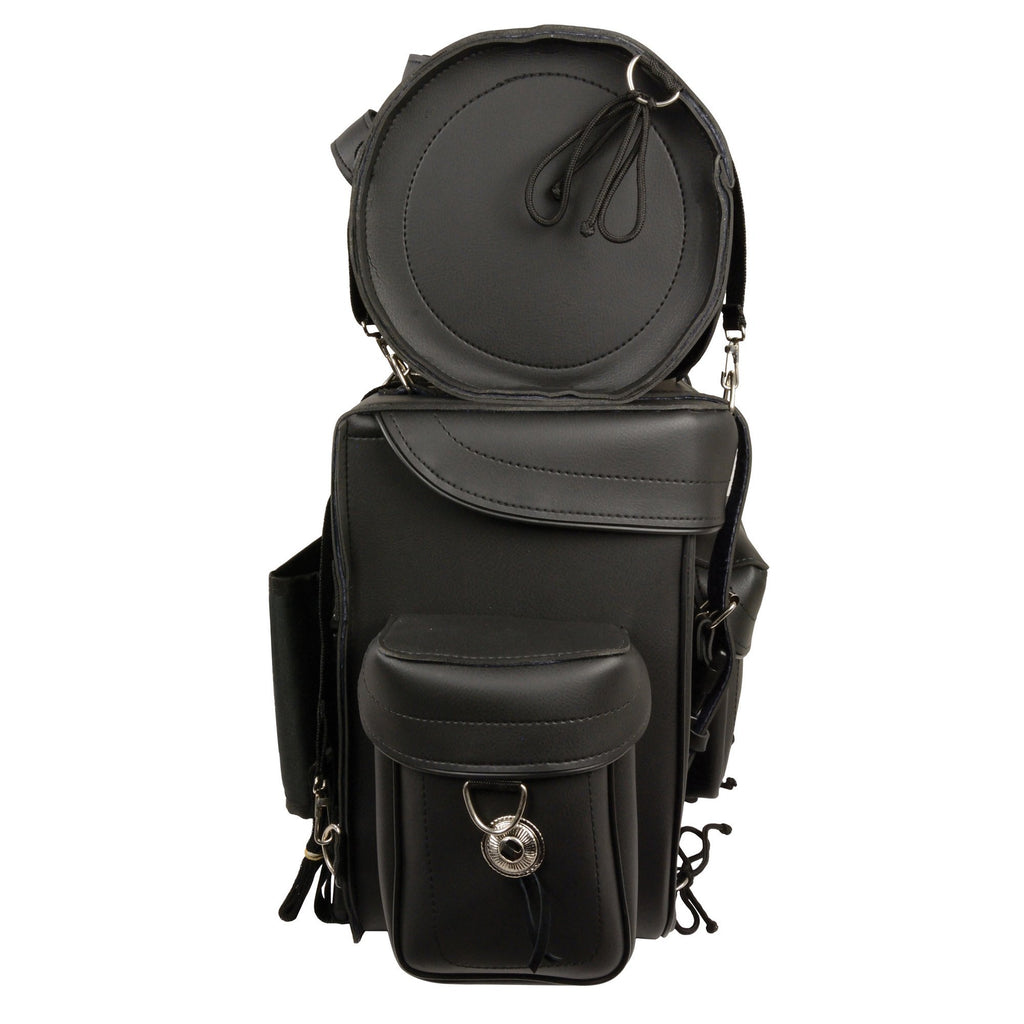Milwaukee Performance SH539 Black PVC Large 2 Piece Touring Sissy Bar Bag