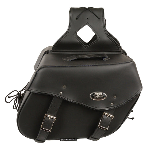 Milwaukee Performance SH55302ZB Black Large Zip-Off PVC Throw Over Saddlebags