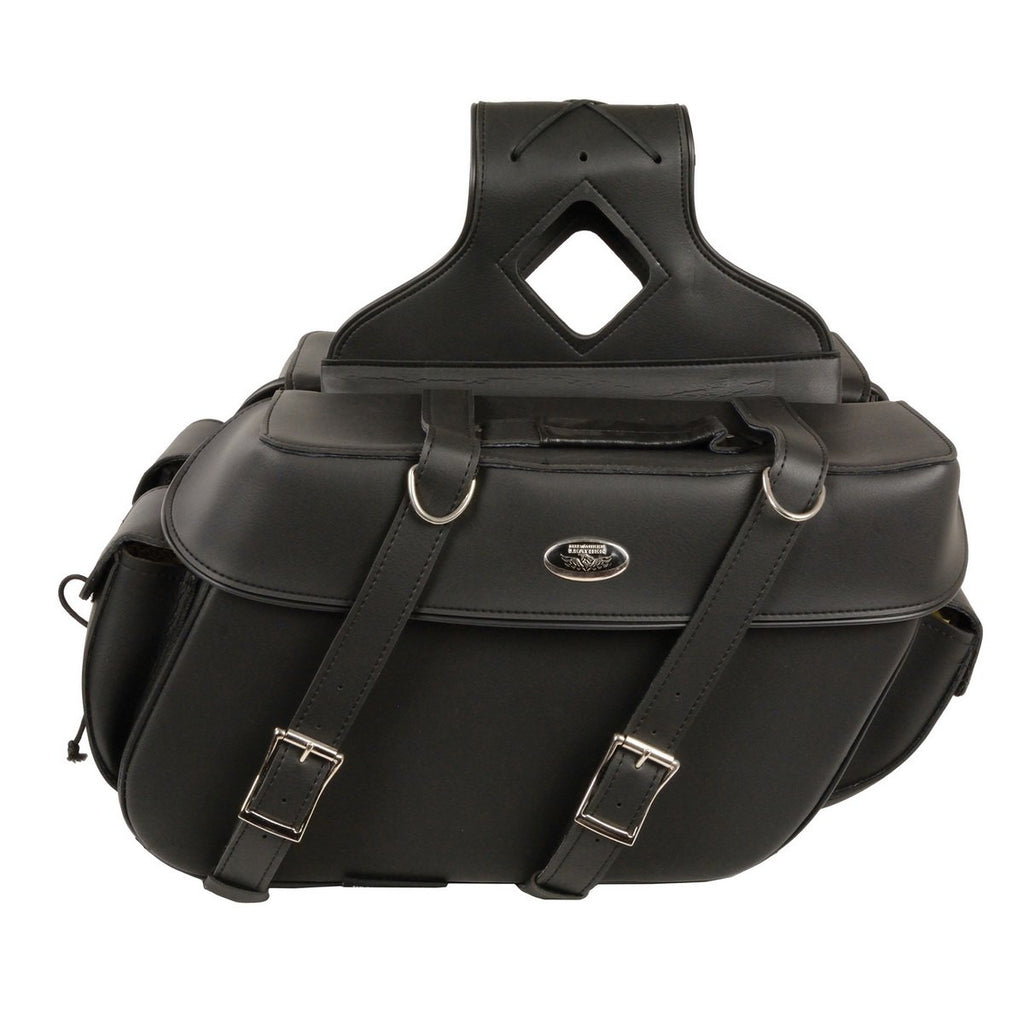 Milwaukee Performance SH57401ZB Black Large Zip-Off PVC Throw Over Saddlebags