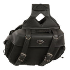 Milwaukee Performance SH57403ZB Black Medium Zip-Off PVC Throw Over Two Strap Saddlebags