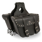 Milwaukee Performance SH579ZB Large Black Zip-Off PVC Slanted Throw Over Studded Saddlebags