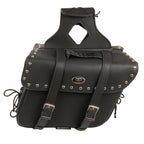 Milwaukee Performance SH579ZB Large Black Zip-Off PVC Slanted Throw Over Studded Saddlebags