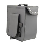 Milwaukee Leather SH582 Black Medium ‘Studded’ PVC Sissy Bar Carry Bag