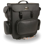 Milwaukee Performance SH584 Black Large PVC Sissy Bar Bag with 5 Bonus Pockets