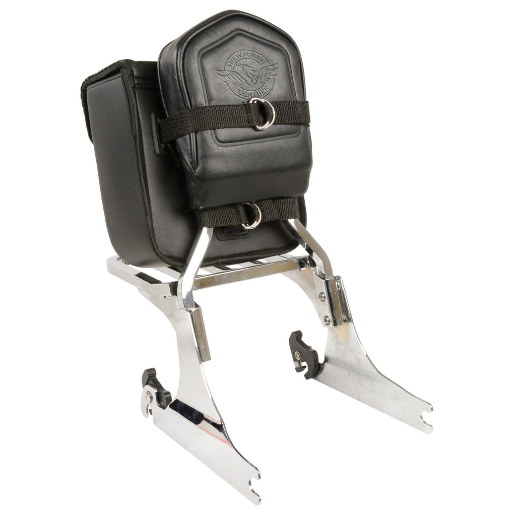 Milwaukee Performance SH590 Black Small PVC Braided Sissy Bar Bag