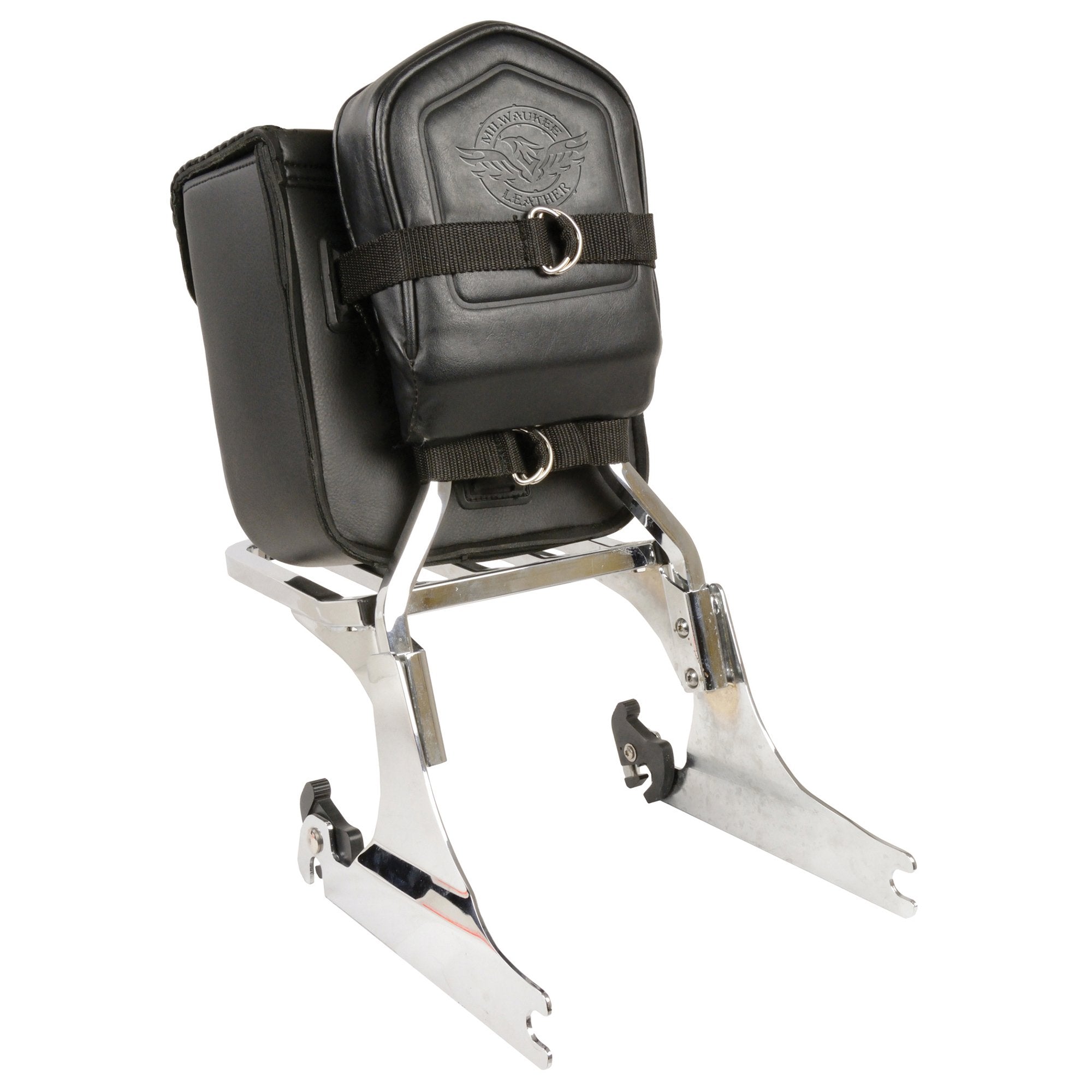 Milwaukee Performance SH590 Black Small PVC Braided Sissy Bar Bag