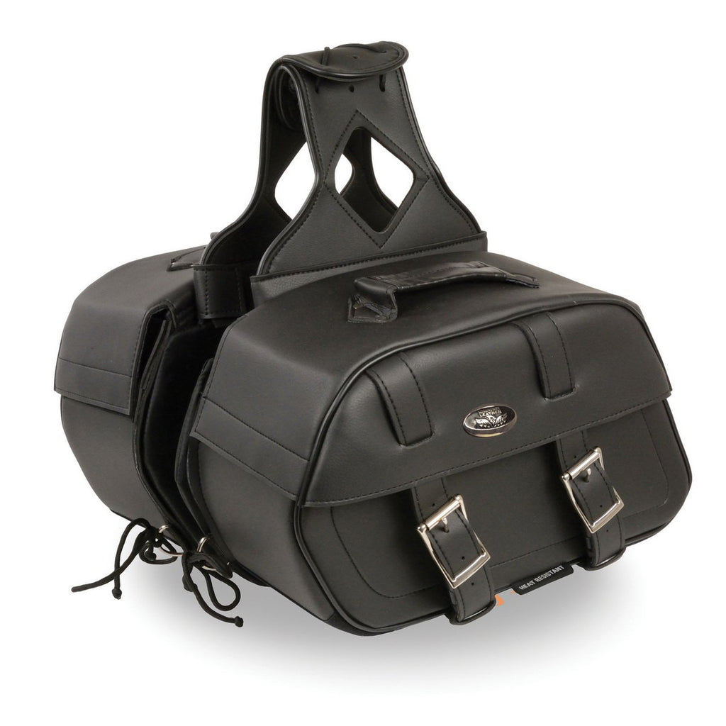 Milwaukee Performance SH611ZB Black Zip-Off PVC Throw Over Rounded Saddlebags