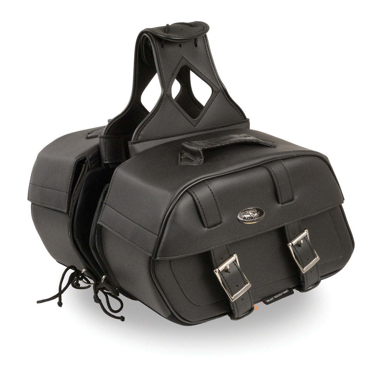 Milwaukee Performance SH611ZB Black Zip-Off PVC Throw Over Rounded Saddlebags