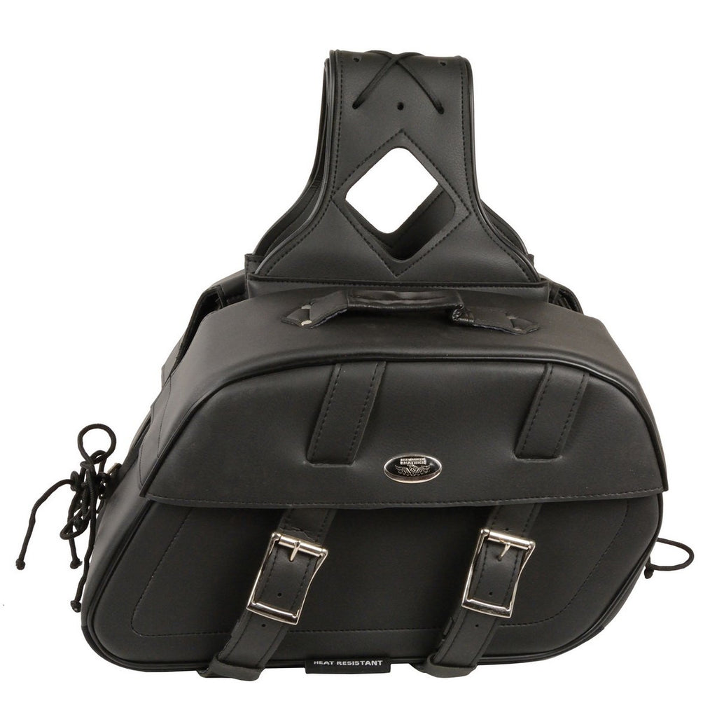 Milwaukee Performance SH611ZB Black Zip-Off PVC Throw Over Rounded Saddlebags