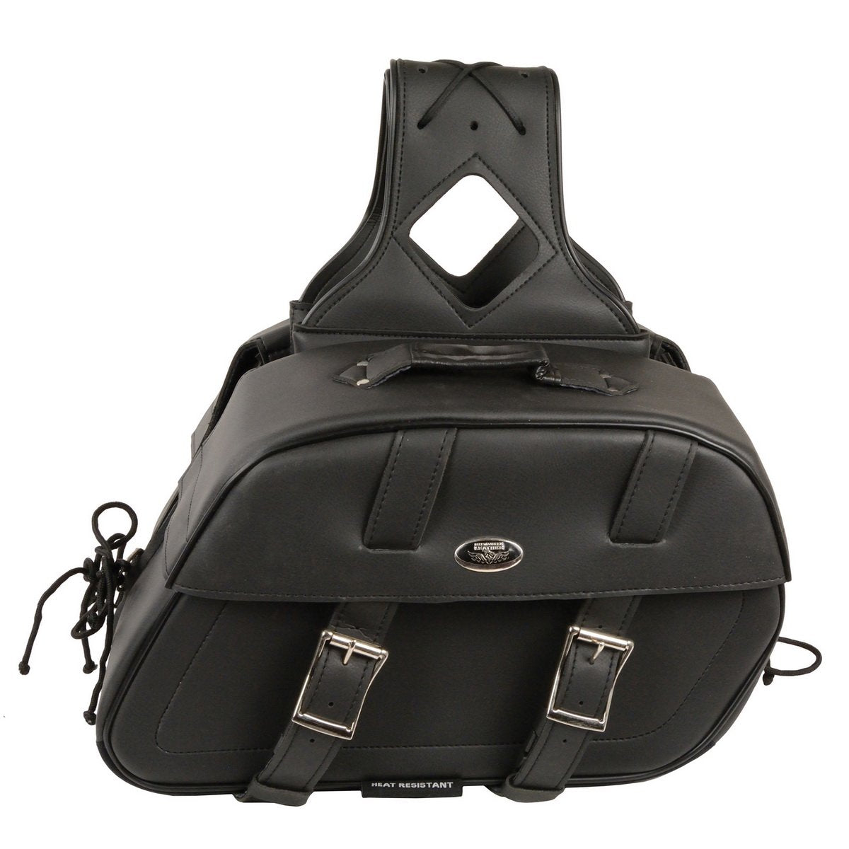 Milwaukee Performance SH611ZB Black Zip-Off PVC Throw Over Rounded Saddlebags
