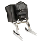 Milwaukee Leather SH618S Black Medium Studded PVC Sissy Bar Carry Bag