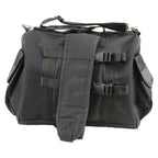 Milwaukee Leather SH630 Black Medium Textile Sissy Bar Duffle Bag