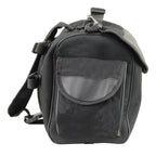 Milwaukee Leather SH630 Black Medium Textile Sissy Bar Duffle Bag
