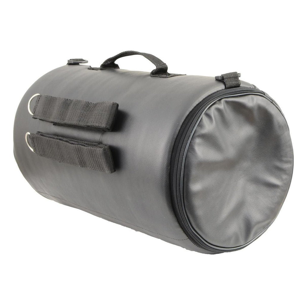 Milwaukee Leather SH631 Black Medium PVC Sissy Bar Duffle Bag