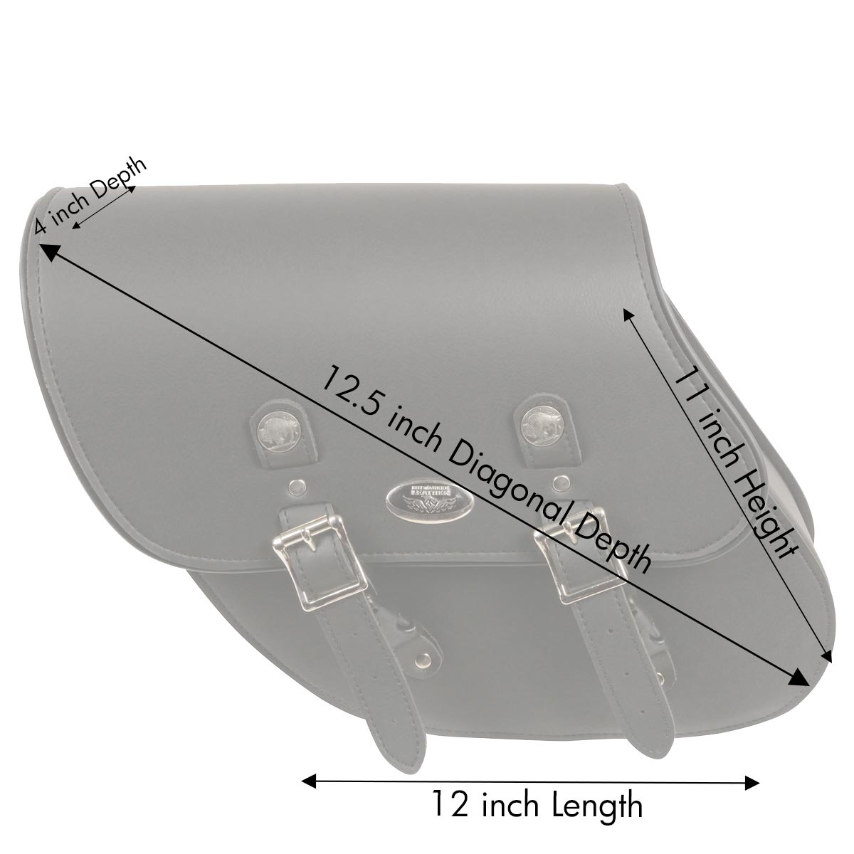 Milwaukee Performance SH638 Black Medium Left Side Swing Arm Bag