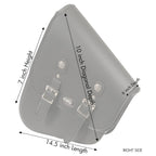 Milwaukee Performance SH640R Black Right Side Tall Slanted PVC Swing Arm Bag with Buffalo Snaps