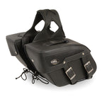 Milwaukee Performance SH65801ZB Black Medium Zip-Off PVC Slanted Throw Over Saddlebags