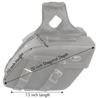 Milwaukee Performance SH65801ZB Black Medium Zip-Off PVC Slanted Throw Over Saddlebags