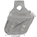 Milwaukee Performance SH66301ZB Black PVC Medium Braided Zip Off Throw Over Saddlebags