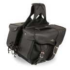 Milwaukee Performance SH66501ZB Black Medium Braided Zip Off PVC Throw Over Saddlebags