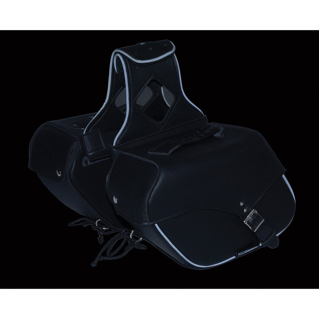 Milwaukee Performance SH66801ZB Medium Zip-Off Single Strap PVC Throw Over Saddle Bag (12X9X6X17.5)