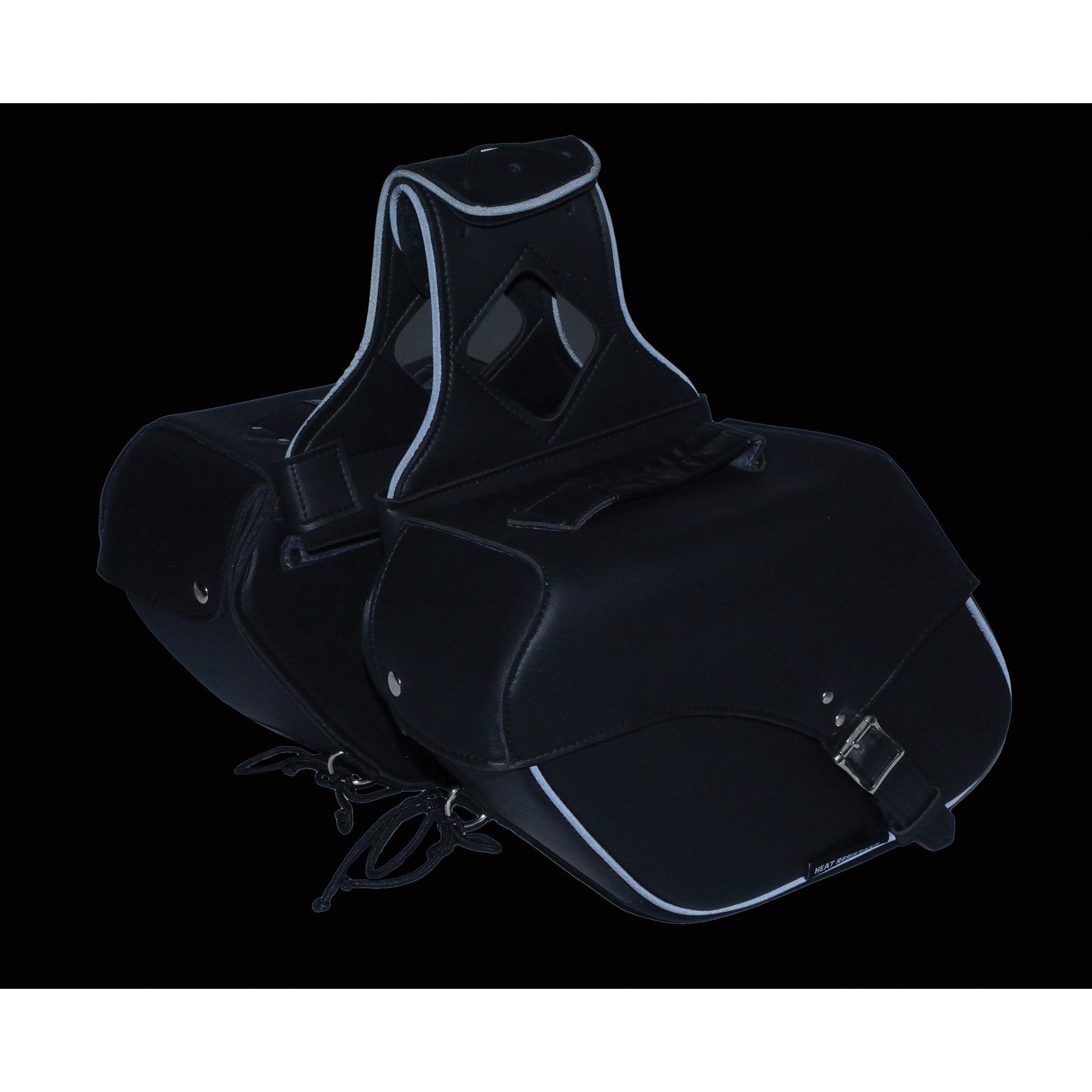 Milwaukee Performance SH66801ZB Medium Zip-Off Single Strap PVC Throw Over Saddle Bag (12X9X6X17.5)