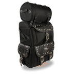 Milwaukee Performance SH673 Black Textile  Extra Large Two Piece Studded Touring Pack
